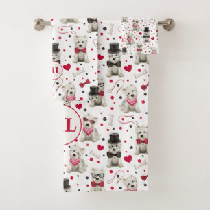 Westis blancos con accesorios Monograma caprichoso