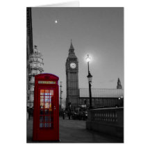 Westminster con teléfono rojo