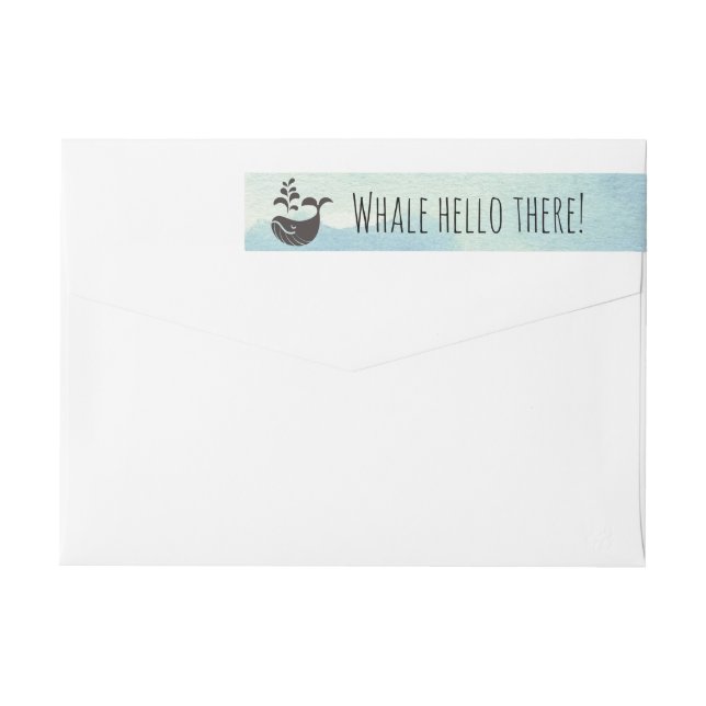Whale Hello There Nautical Pun | Dirección de devo (Reverso)