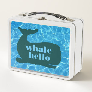 Whale Hello Whale Adiós Lunchbox Metalizado