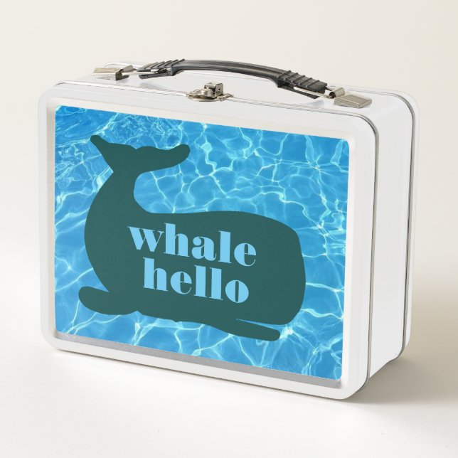 Whale Hello Whale Adiós Lunchbox Metalizado (Anverso)