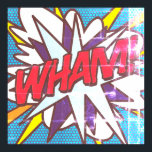 WHAM Diversión Retro Cómic Arte Pop<br><div class="desc">Un diseño divertido,  fresco y trendy inspirado en el arte pop de cómics retro que pone el wham,  zap,  pow en tu día. El regalo perfecto para superhéroes,  tus amigos,  familiares o como un capricho para ti mismo. Diseñado por ComicBookPop© en www.zazzle.com/comicbookpop*</div>
