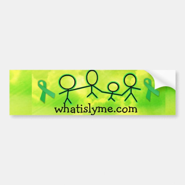 whatislyme.com pegatina del parachoques (Frente)