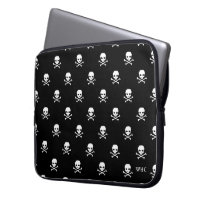 WHC - Funda para portátil Skull