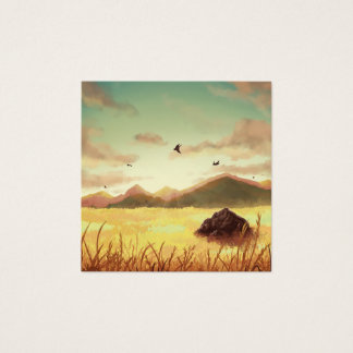 Wheat fields at sunrise