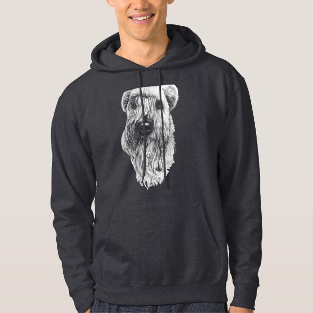 Wheaten Terrier Hoodies Terrier Dog Art Camisetas (Anverso)