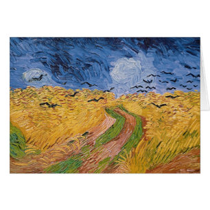 Wheatfield con los cuervos, 1890 de Vincent van