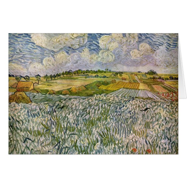 Wheatfields de Van Gogh (Anverso (Horizontal))
