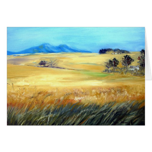 Wheatfields que agitan (Anverso (Horizontal))