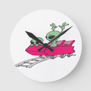 Whee - Reloj de pared redonda