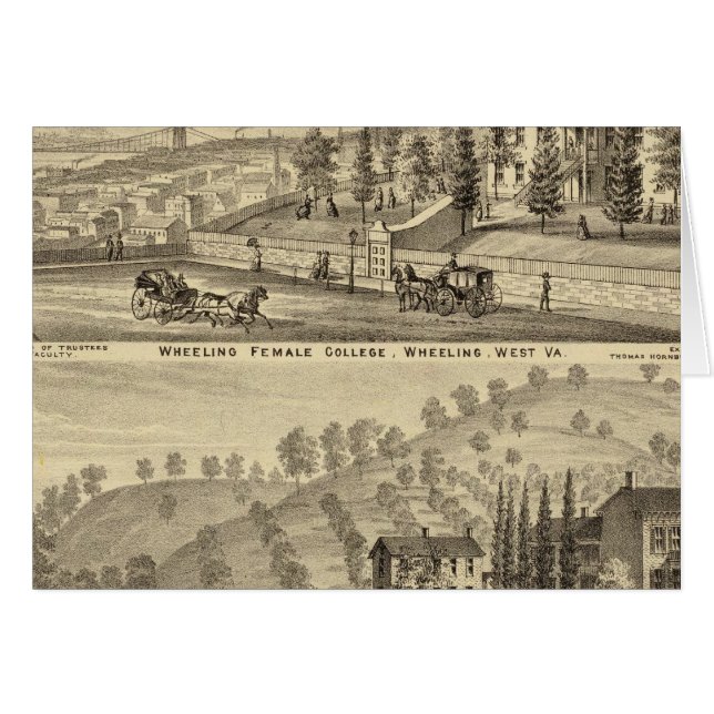 Wheeling Female College, Wheeling (Anverso (Horizontal))