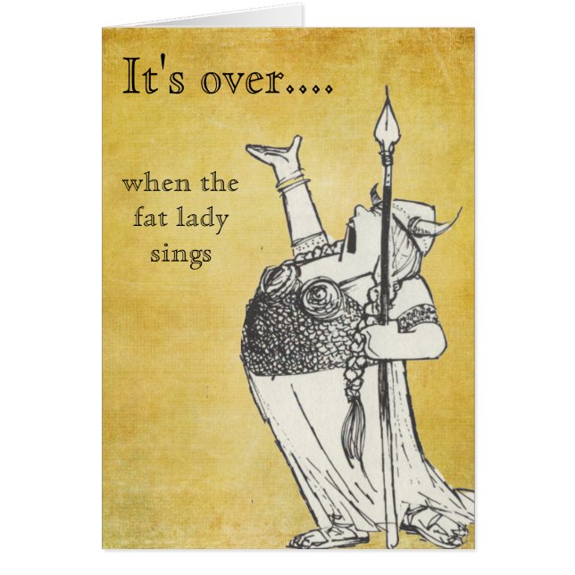 When the Fat Lady Sings (Frente)