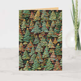Whimsey de los bosques de árboles de Navidad