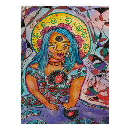 Whimsical Abstract Graffiti Poster | k9 Spirit