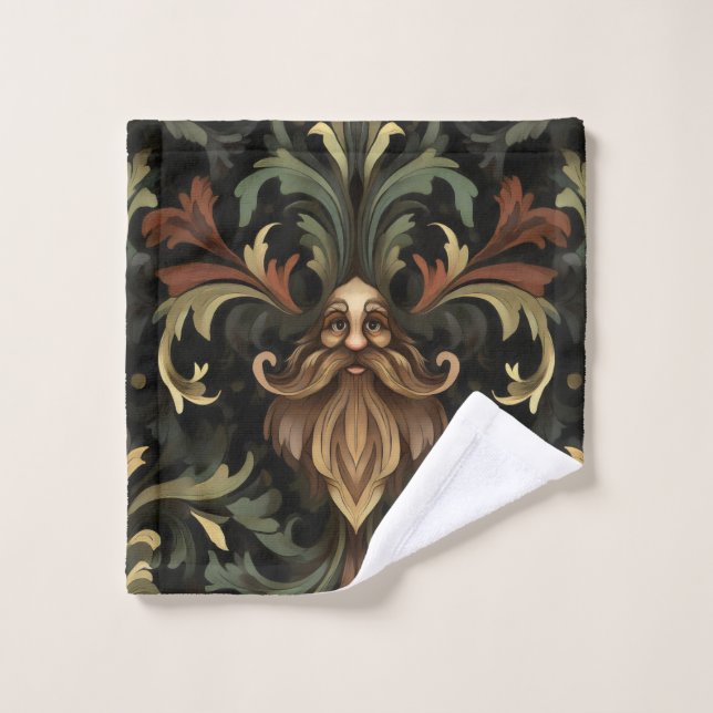 Whimsical Bearded Guardian (Toallita)