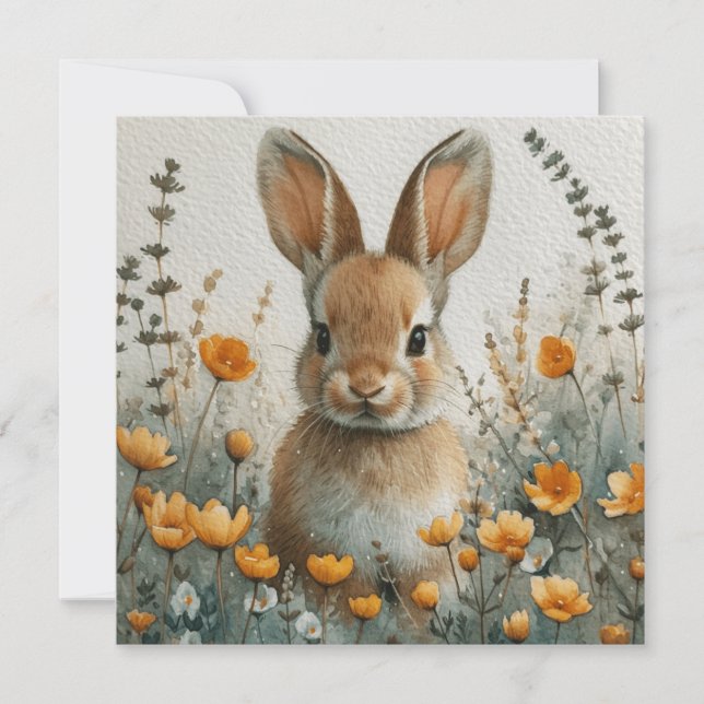 Whimsical Bunnies: notas alegres 🐇 digital (Anverso)