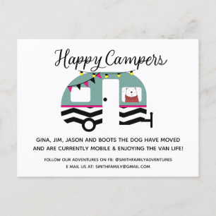 Whimsical Camper String ilumina la Invitación en m