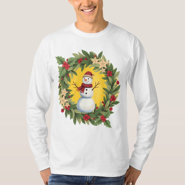 Whimsical Christmas Sweater | Snowman (Anverso)