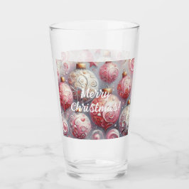 Whimsical Christmas Tree Ornamets Balls Pink