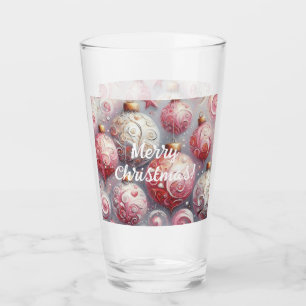 Whimsical Christmas Tree Ornamets Balls Pink