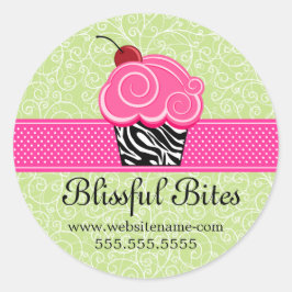 Whimsical Cupcake Panadería Sellos