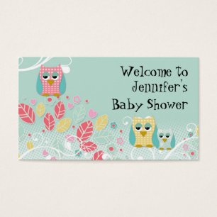 Whimsical Cute Fun Swirl Owl Owl Nombre Bebé Muro