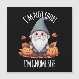 Whimsical Cute Gnome en otoño