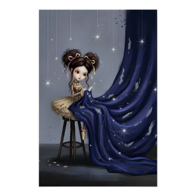 Whimsical Dark Circus Doll Poster (Anverso)