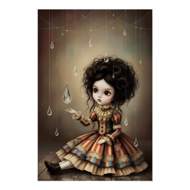 Whimsical Dark Circus Doll Poster (Anverso)
