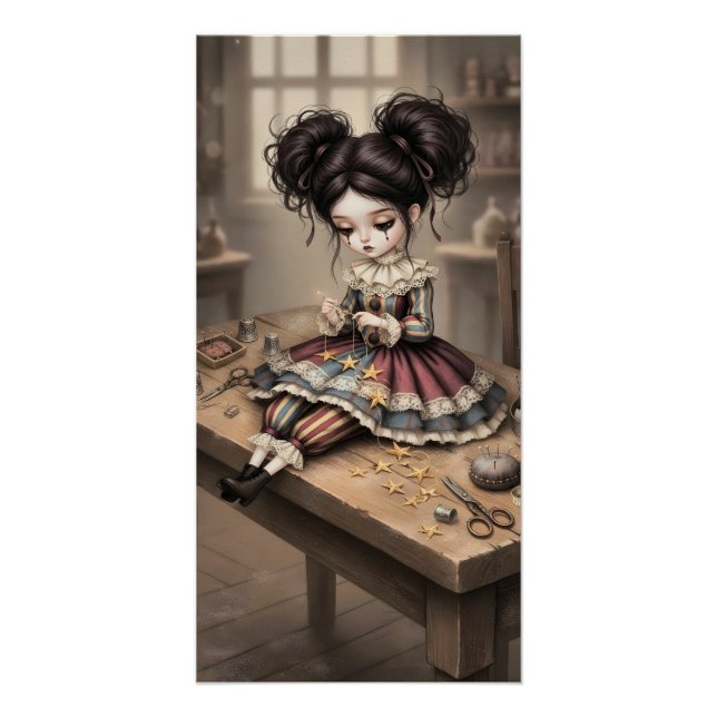 Whimsical Dark Circus Doll Poster (Anverso)
