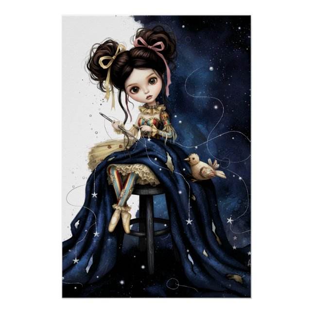 Whimsical Dark Circus Doll Poster (Anverso)