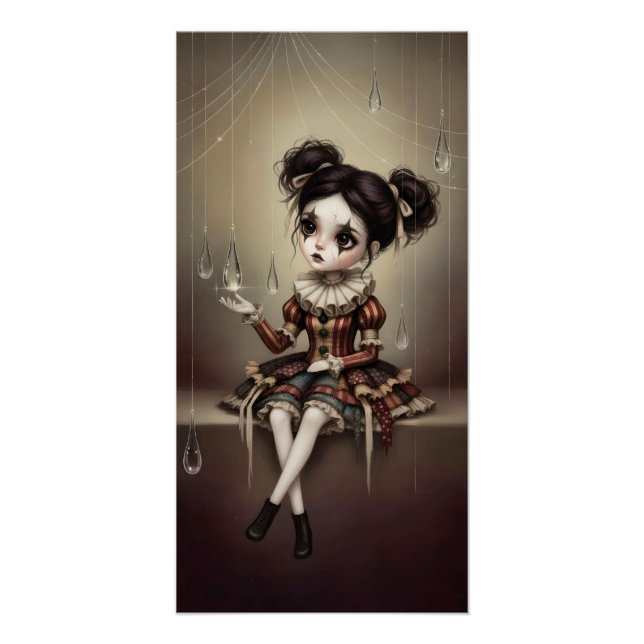 Whimsical Dark Circus Doll Poster (Anverso)