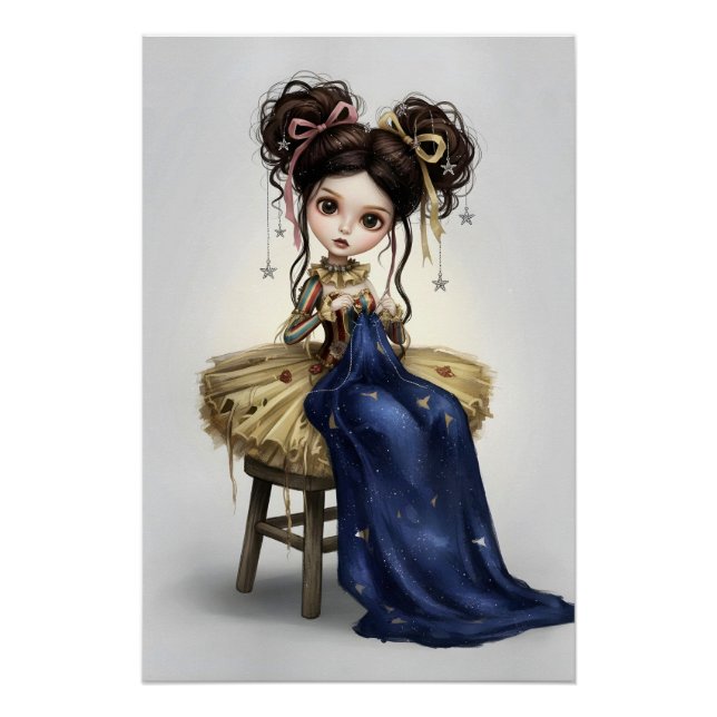 Whimsical Dark Circus Doll Poster (Anverso)