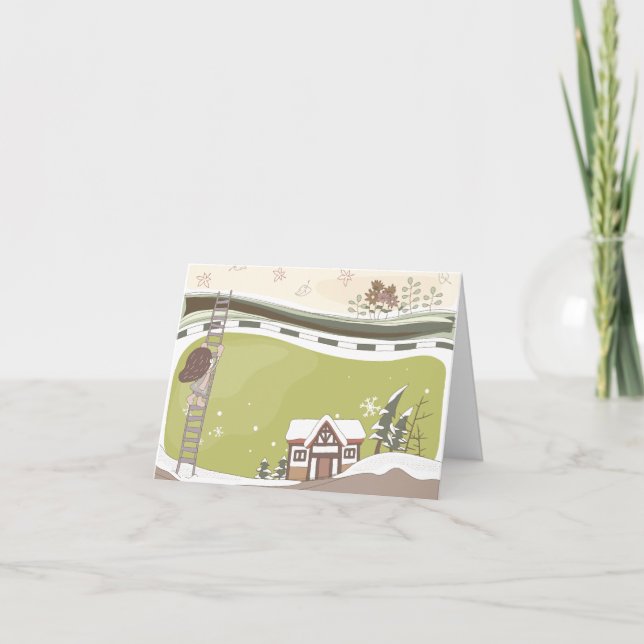 Whimsical Dreamscapes Cita 11 Tarjeta de Saludo (Anverso)