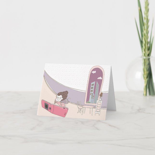 Whimsical Dreamscaps Cita 6 Tarjeta de Saludo (Anverso)