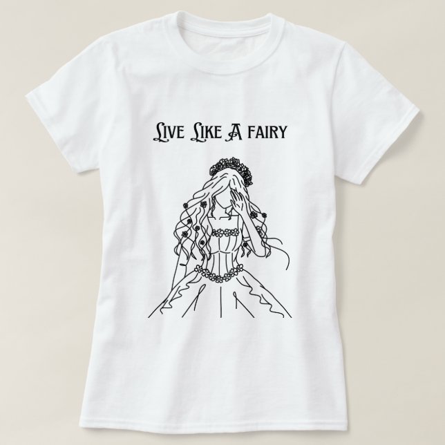 Whimsical fairy Top - camiseta de casa (Diseño del anverso)