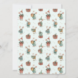 Whimsical Flat Christmas Card – Cute Holiday Cheer