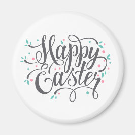 Whimsical Happy Easter Calligraphy | Imán