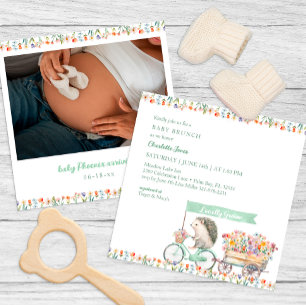 Whimsical Hedgehog Invitación a la fotografía de B