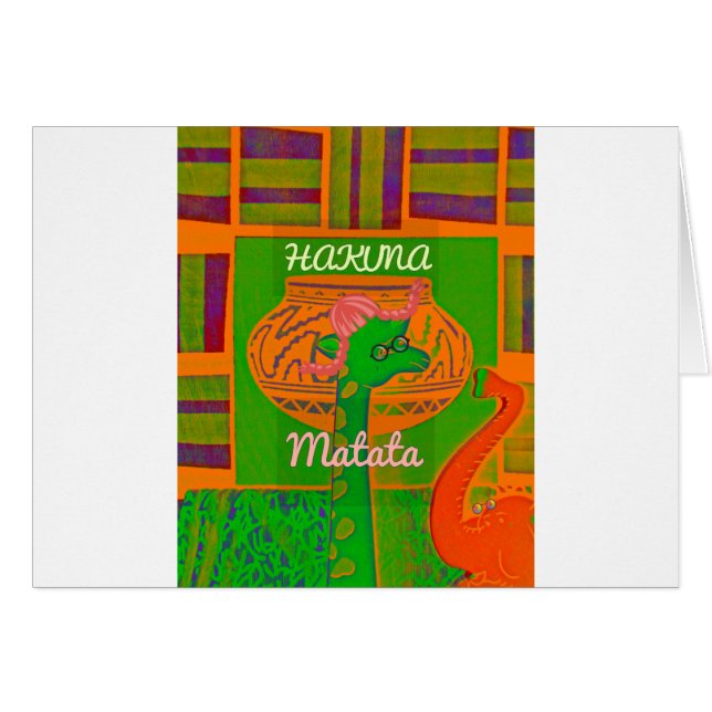 Whimsical Heights: hermosa y divertida jirafa afri (Anverso (Horizontal))