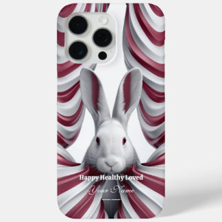 Whimsical Hopper: funda de iPhone 15 de Conejo Art