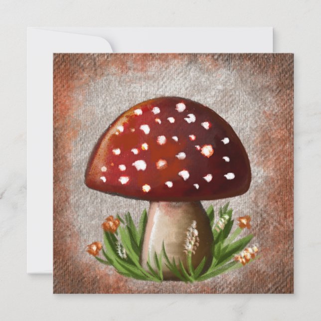 Whimsical Mushroom & Fungi Motif – Nature-Inspired (Anverso)