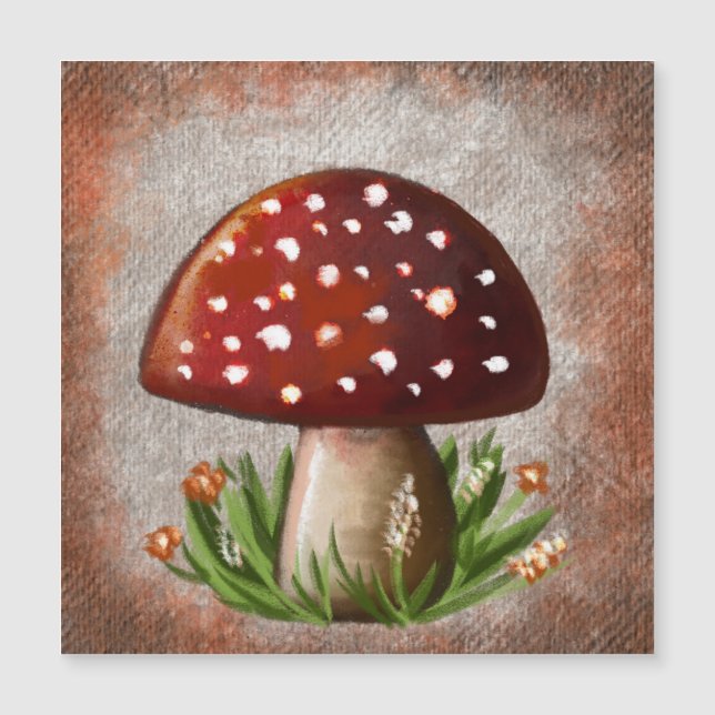 Whimsical Mushroom & Fungi Motif – Nature-Inspired (Anverso)