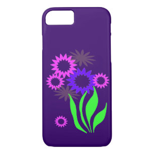 Whimsical Spring Flowers iPhone Funda 8/7
