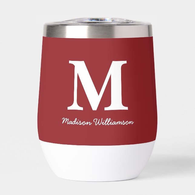 Whimsical Vino Before Vows Burgundy Bridal Shower (Frente)