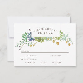 Whimsical Watercolor RSVP