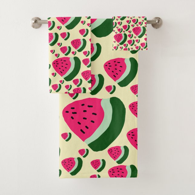 Whimsical Watermelons Cute Summer Fruit Pattern  (In situ)