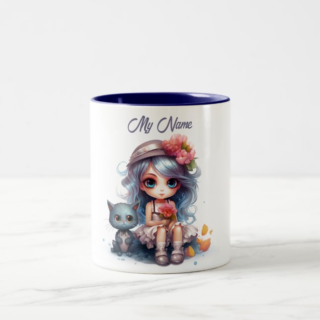 Whimsical Whispers: Copa de Fantasías de Muñecas y (Centro)