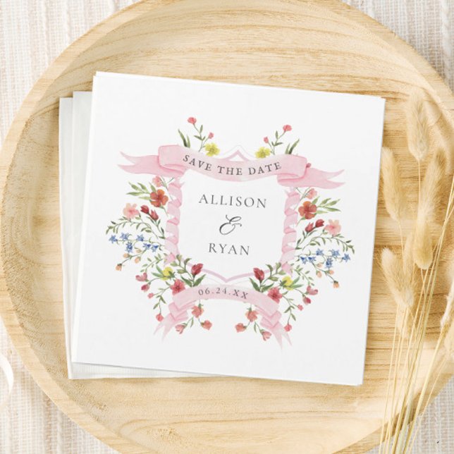 Whimsical Wildflower Wedding Save The Date (Subido por el creador)