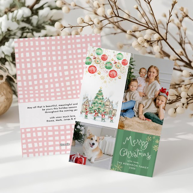 Whimsical Winter Village Feliz Navidad 2 fotos (Subido por el creador)